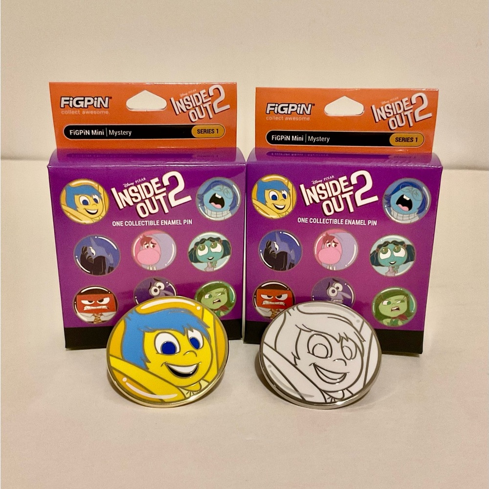 Inside Out 2 FigPins set JOY